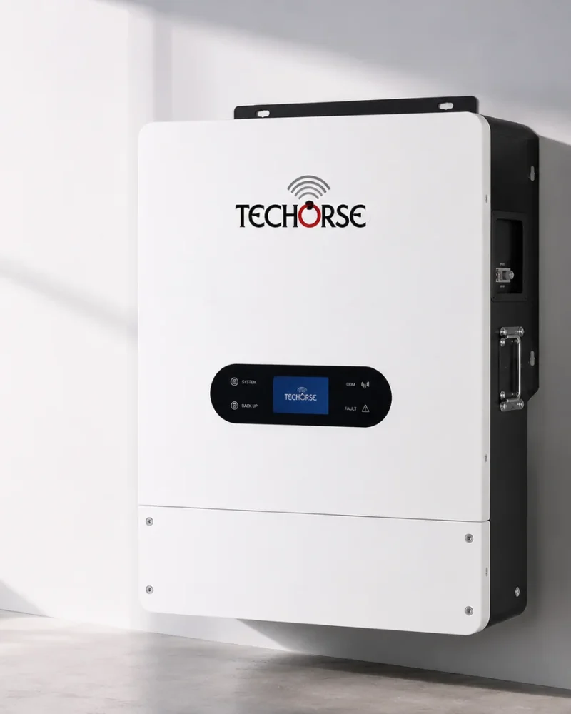 Techorse LB-02 51.2V 100Ah 5.2kW Wall-Mounted Lithium Battery